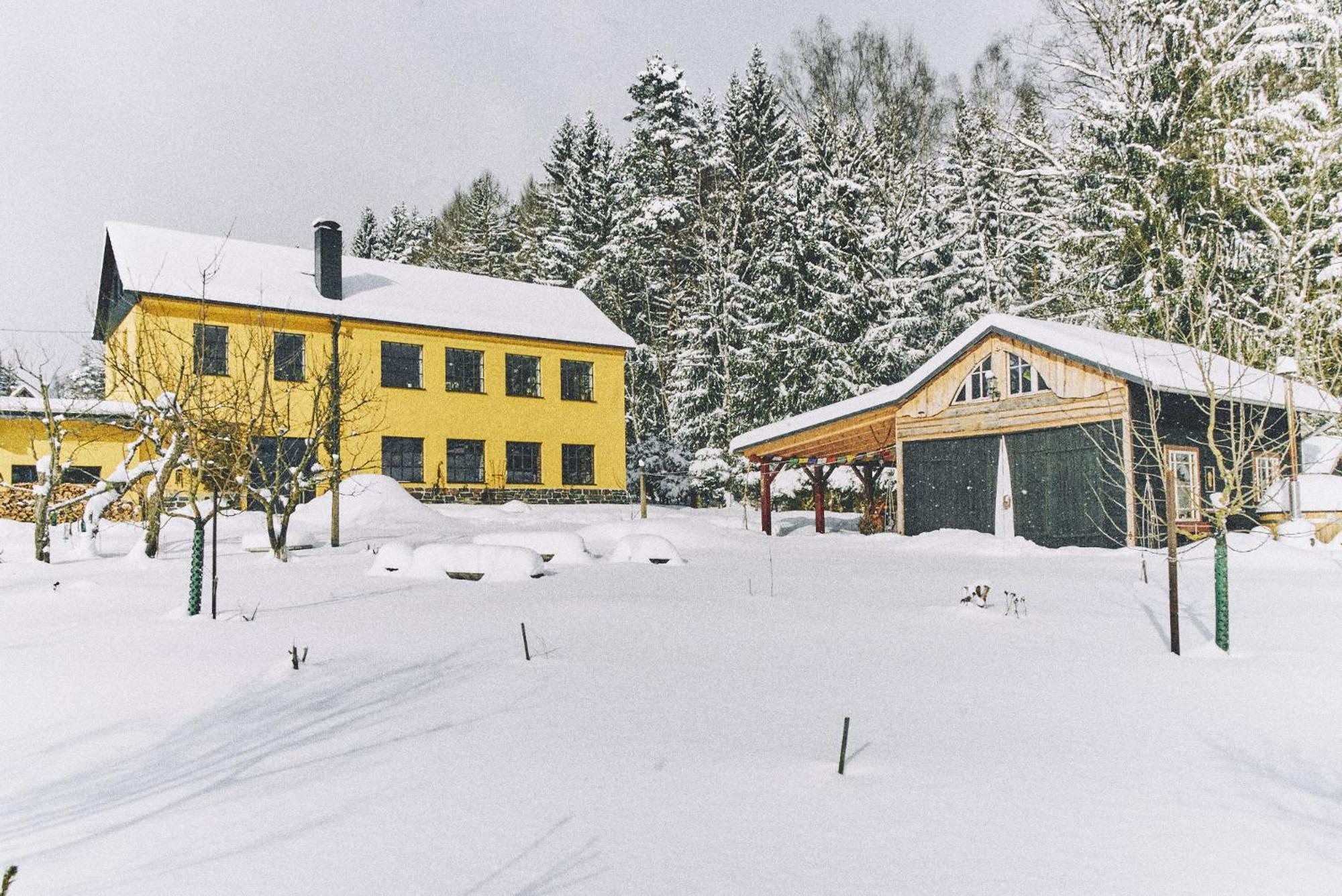 Вилла Blickinsfreie - Cabin Шёнек Экстерьер фото