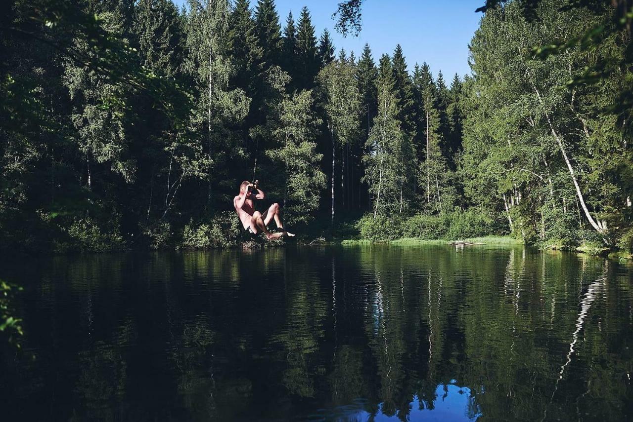 Вилла Blickinsfreie - Cabin Шёнек Экстерьер фото